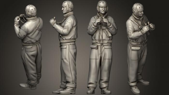 Military figurines (STKW_0224) 3D model for CNC machine